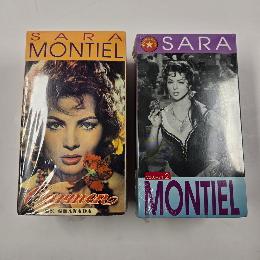 Sara Montiel 6 VHS Movie Lot Mexcinema La Violetera El Ultimo Cuple  Spanish